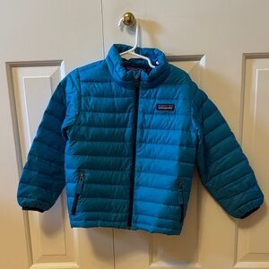 Patagonia Kids Teal Puffer Jacket